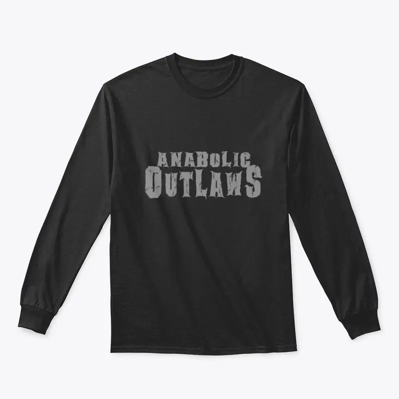 Anabolic Outlaws Black With Grey Logo 