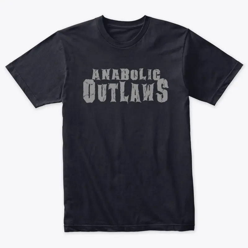 Anabolic Outlaws Black With Grey Logo 