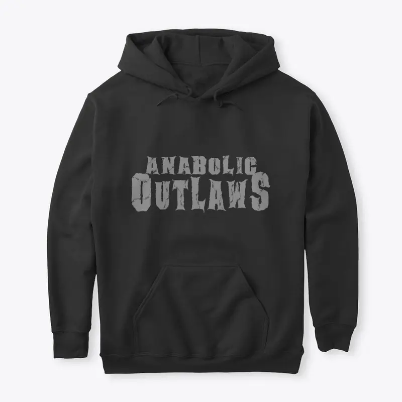 Anabolic Outlaws Black With Grey Logo 